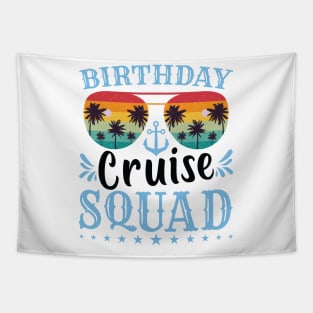 Birthday Cruise Squad Shirt Girls Birthday Cruise Squad 2024 Tapestry