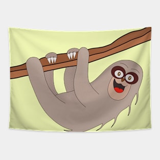 Hanging sloth Tapestry