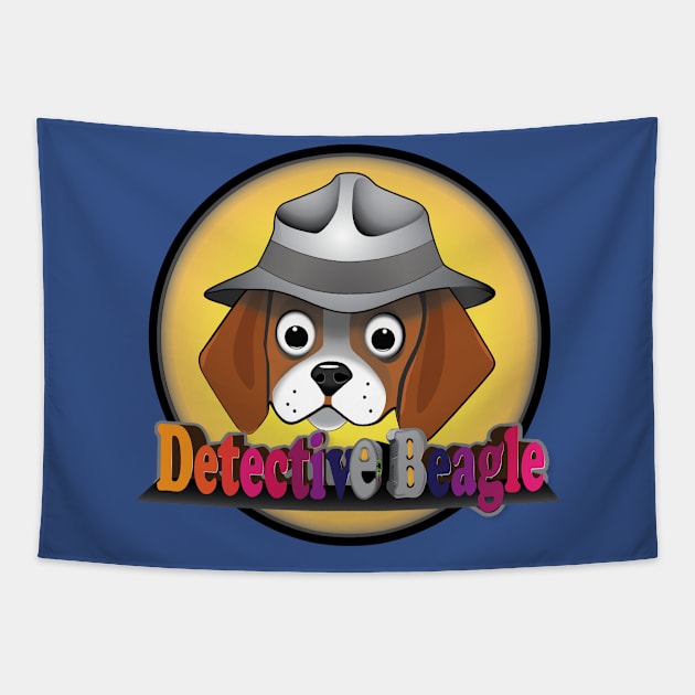 Detective Beagle JR Tapestry by Kanom-Tom