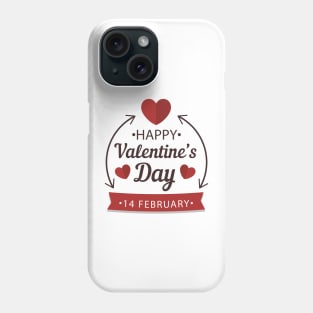 Happy Valentine's day love cute romance couple gift Phone Case