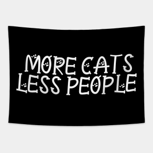 More Cats Less People Tapestry