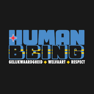 Human Being - Gelijkwaardigheid/Welvaart/Respect - Aruba T-Shirt