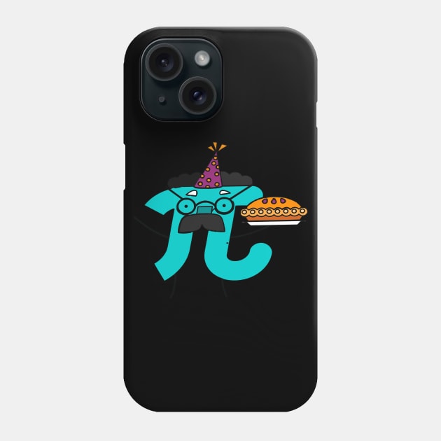 HAPPY PI DAY Phone Case by AdeShirts