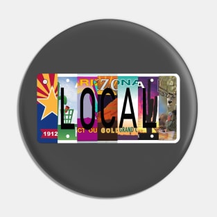 Arizona Local, License Plates Pin