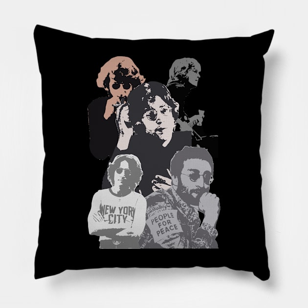 For the Love of Peace Pillow by Playful Creatives