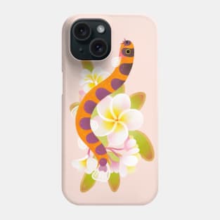 Kuhli loach and plumeria Phone Case