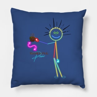 Neon Guy Morning Power / Morning Coffee Pillow