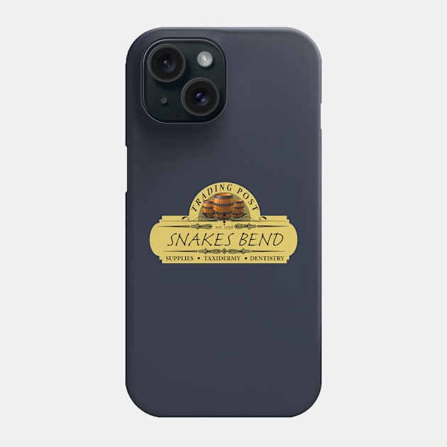 Almost Heroes - Snakes Bend Trading Post Phone Case by red-leaf