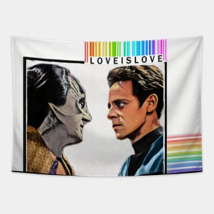 Garashir Murder Lizard and Space Doctor Love is Love Tapestry