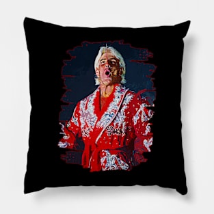 Ric flair \ Woo | Brush Art Pillow