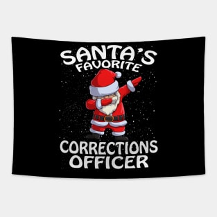 Santas Favorite Corrections Officer Christmas Tapestry