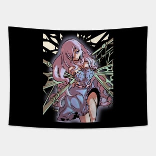 OG Tied up Pink Haired Girl Tapestry
