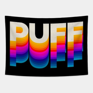 4 Letter Words - Puff Tapestry