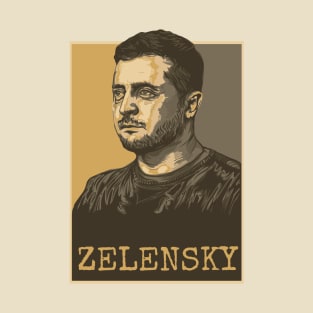 Ukrainian President Volodymyr Zelensky T-Shirt