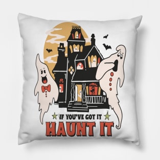 Ghost House Pillow