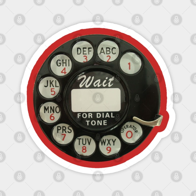 Western Electric Vintage Rotary Dial Magnet by RetroZest