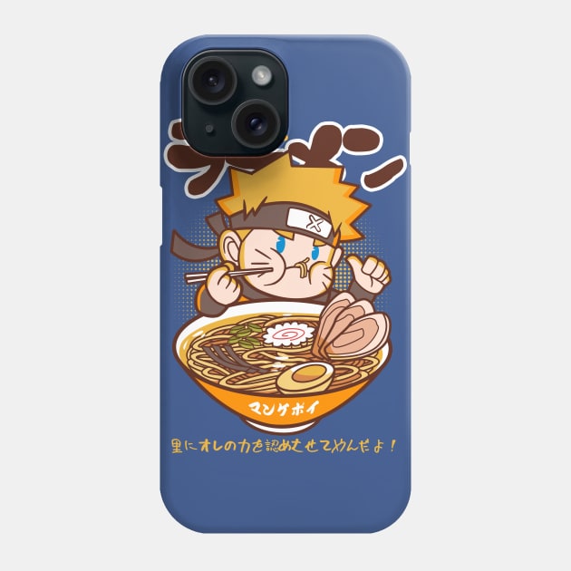 Ninja Ramen Phone Case by mankeeboi