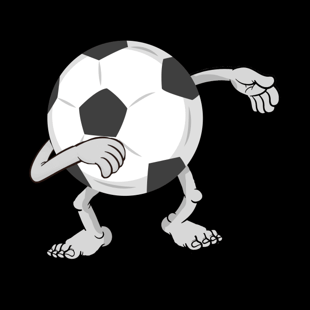 Funny dabbing soccer ball by williamarmin