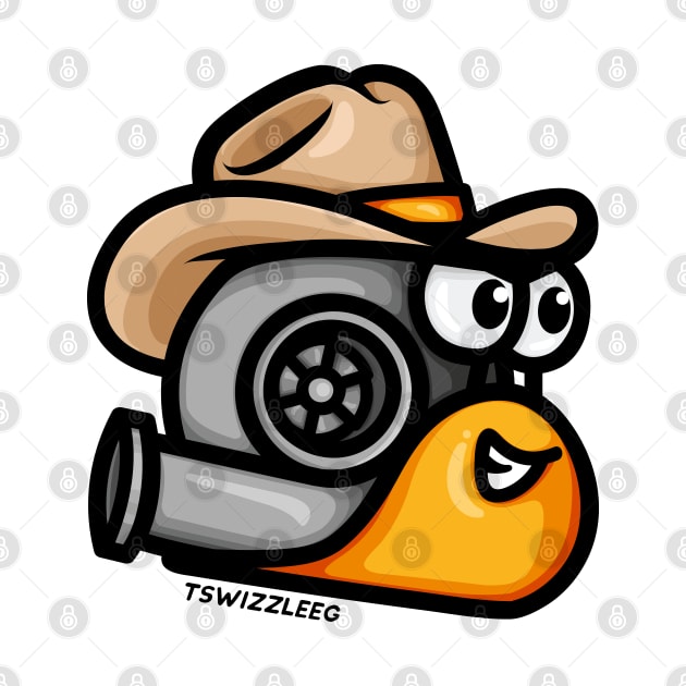 Turbo Snail - Yeet-Haw (Orange) by hoddynoddy