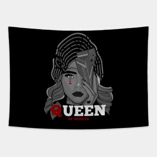 Queen Of Hearts Tapestry