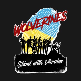 Wolverines - Stand with Ukraine T-Shirt