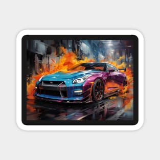 Super-cars-Upscale-GTR Magnet