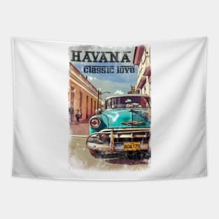 Cuba Havana Tapestry