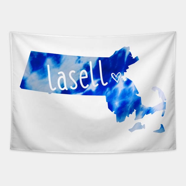 Tie Dye Lasell College Tapestry by aterkaderk