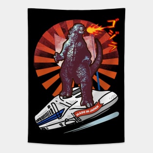 Funny Godzilla - Godzilla Proudly Made in Japan Tapestry