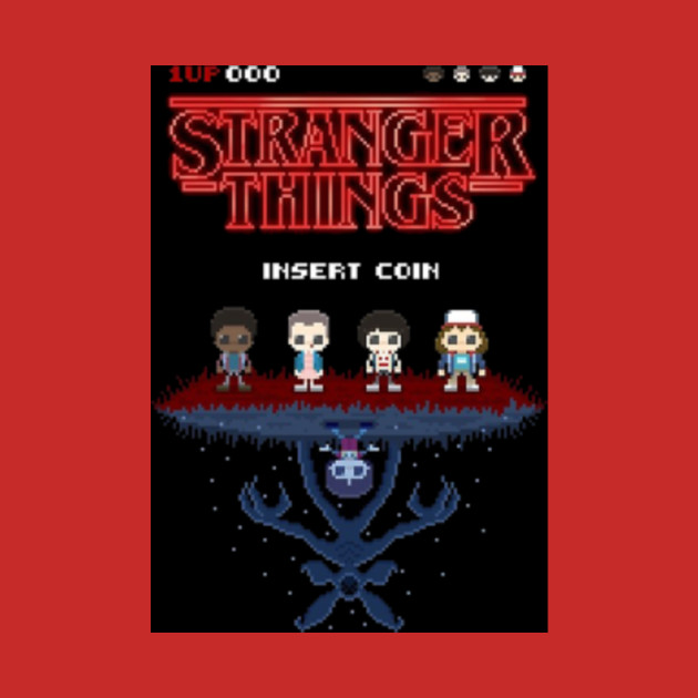 Stranger Things 8 Bit Stranger Things T Shirt Teepublic