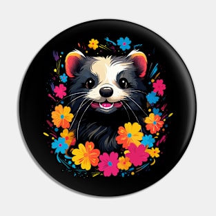 Ferret Happiness Pin