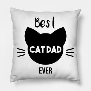 Best cat dad ever Pillow