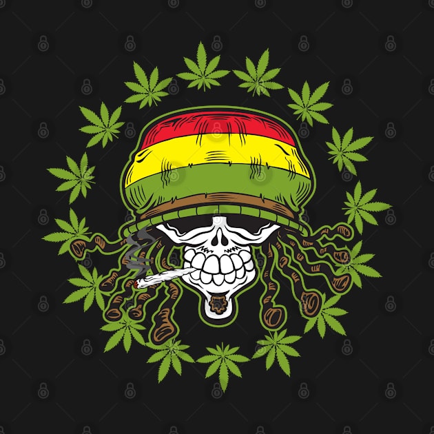 Rasta Marijuana Joint by RadStar