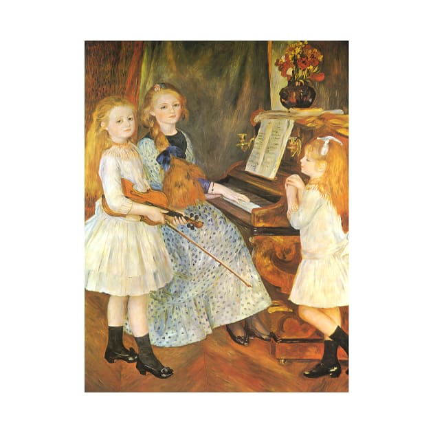 Daughters of Catulle Mendes by Pierre Renoir by MasterpieceCafe