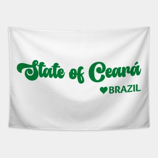 State of Ceará: Eu amo o Brasil - I love Brazil Tapestry