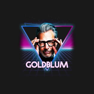 Jeff Goldblum Retro Neon Landscape T-Shirt