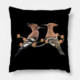 Hoopoe - Bird - Africa - Ornithology Pillow