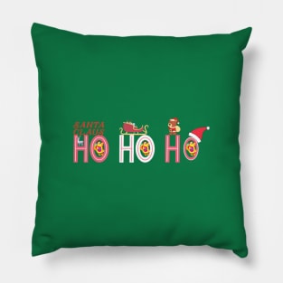 Ho Ho HO Shirt Pillow