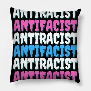 Antifacist Antiracist Pillow