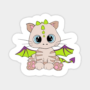 Baby Dragon Cat Magnet