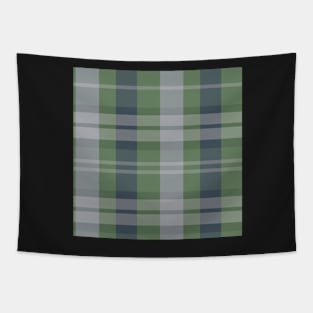 Winter Aesthetic Evander 2 Hand Drawn Textured Plaid Pattern Tapestry