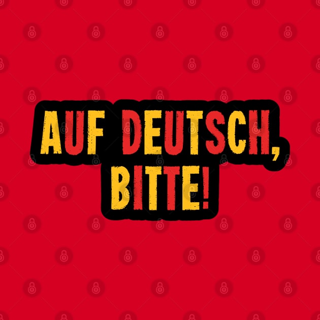 Auf Deutsch, Bitte! - German Teacher by codeclothes