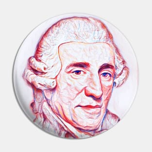 Joseph Haydn Portrait | Joseph Haydn Artwork | Line Art Pin