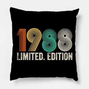 1987 Vintage 1998 Birthday Retro 1987 Retro Pillow