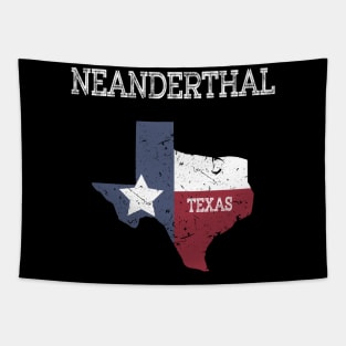 Neanderthal Texas Funny Texas Neanderthals Tapestry