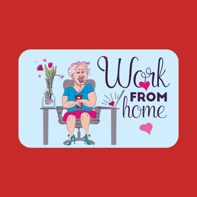 Work from home by IngaDesign