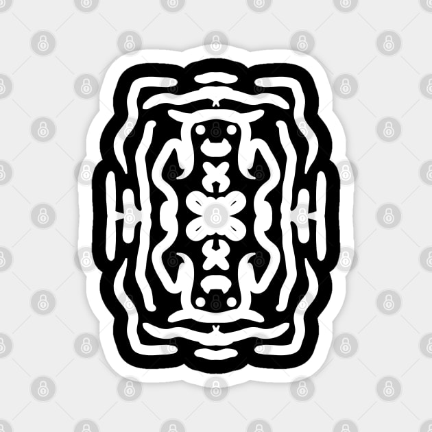 Lines Art 16 Magnet by Megadorim