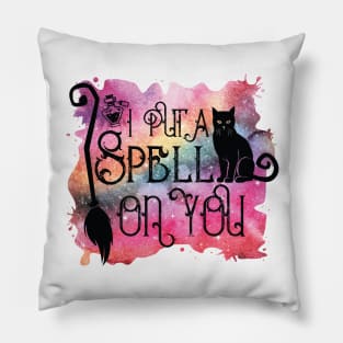 I put a spell on you Halloween design Pillow