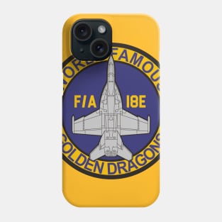 VFA-192 World Famous Golden Dragons - F/A-18 Phone Case