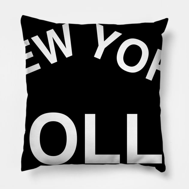 NEW YORK DOLLS Pillow by TheCosmicTradingPost